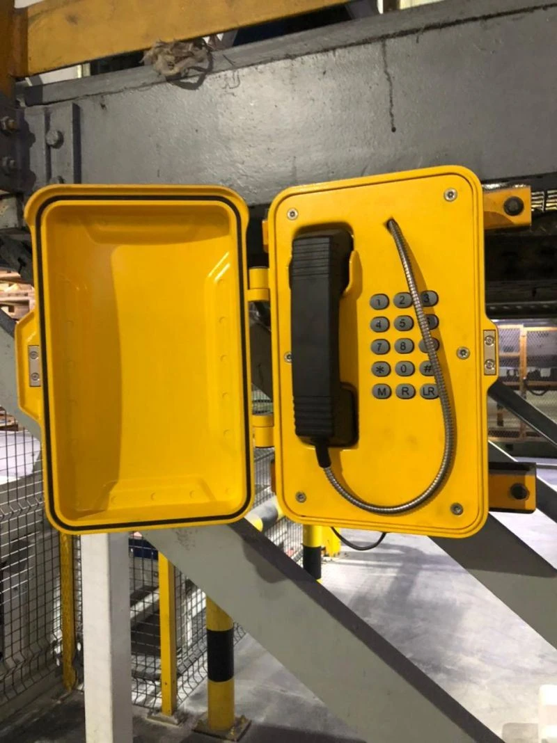 Telefono resistente alle intemperie JR installato nell'industria saudita The ...